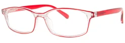 AJ Morgan Eyewear Vintage-Inspired|Rectangular*Activate Red/Crystal