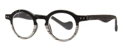 AJ Morgan Eyewear Vintage-Inspired|Round/Oval*Bird's Eye Grey Wood
