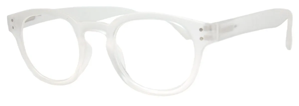 AJ Morgan Eyewear Round/Oval|Round/Oval*Broadway Blues (Blue-Light Computer Reading Glasses)