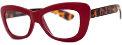 AJ Morgan Eyewear Vintage-Inspired|Cat Eye*Crushed (Clear Lens)