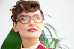 AJ Morgan Eyewear Vintage-Inspired|Cat Eye*Crushed (Clear Lens)