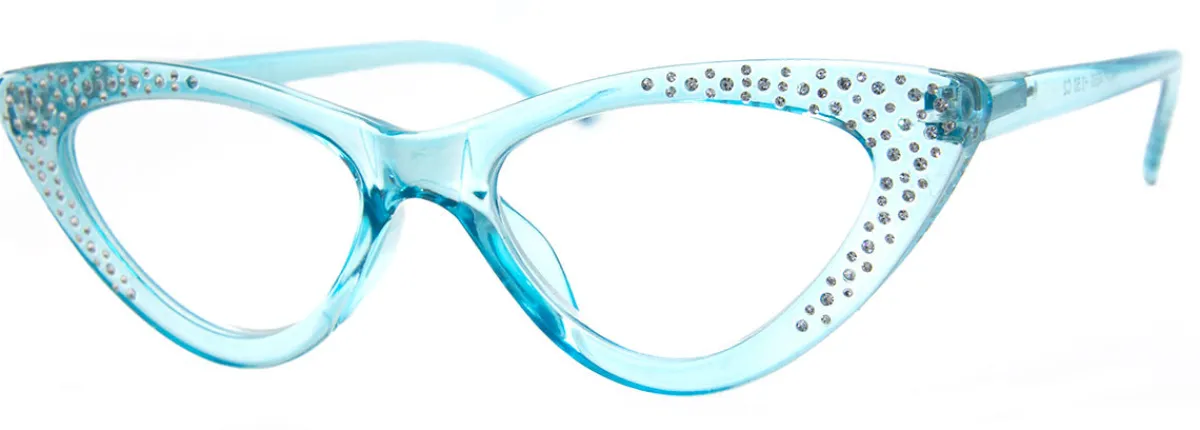 AJ Morgan Eyewear Popular Priced|Vintage-Inspired*Diamond Lucy Blue