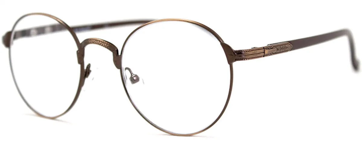 AJ Morgan Eyewear Vintage-Inspired|Round/Oval*Glib (Clear Lens)