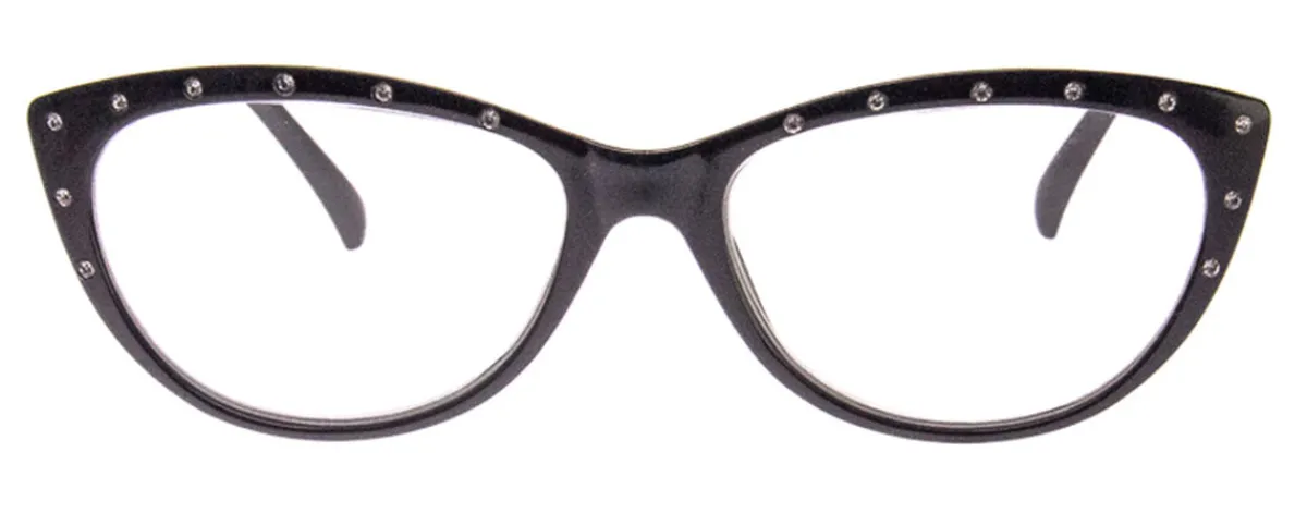 AJ Morgan Eyewear Popular Priced|Embellished*Gwynoaks Black w/Rhinestones