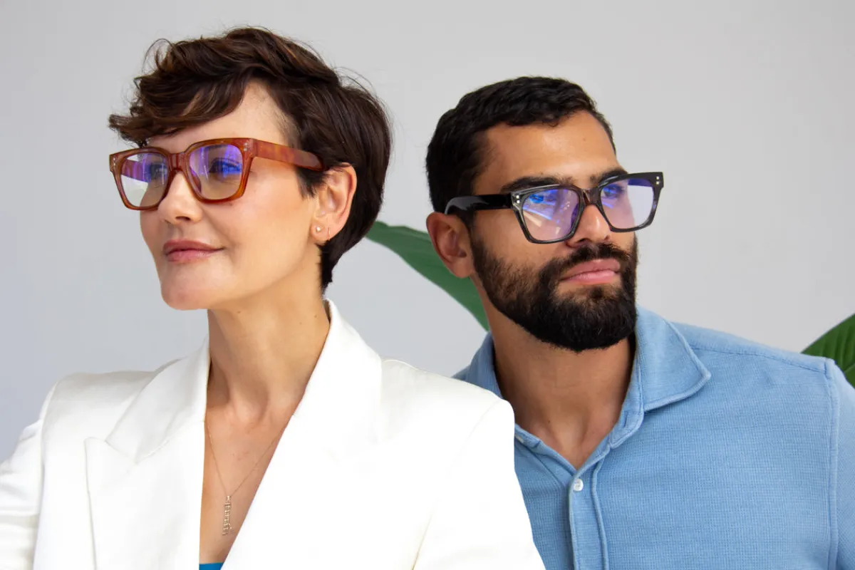 AJ Morgan Eyewear Rectangular|Oversized*Optimistic (Blue-Light Computer Reading Glasses)