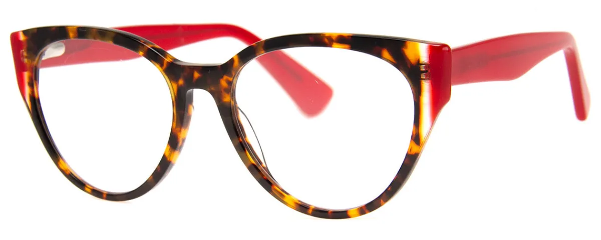 AJ Morgan Eyewear RX-Ready Readers|Vintage-Inspired*Pristine Tortoise/Red