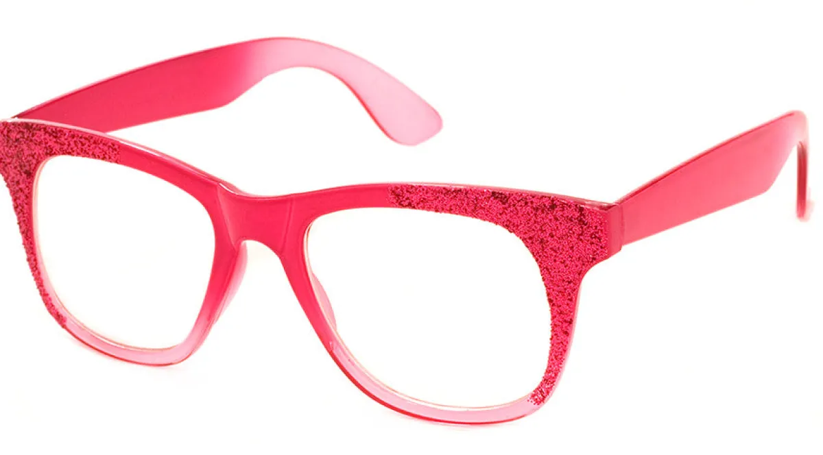 AJ Morgan Eyewear Vintage-Inspired|Rectangular*Stardust (Clear Lens)
